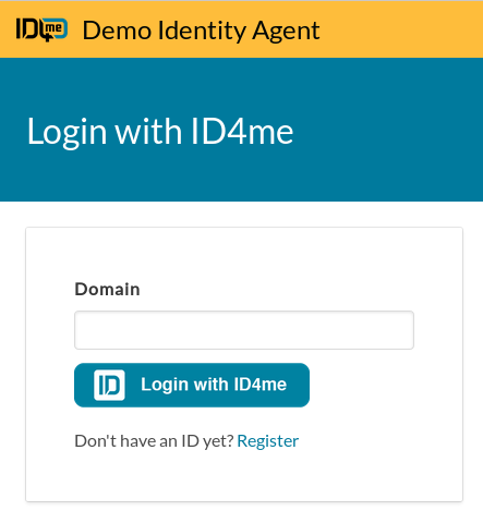 ID4me Demo Identity Agent